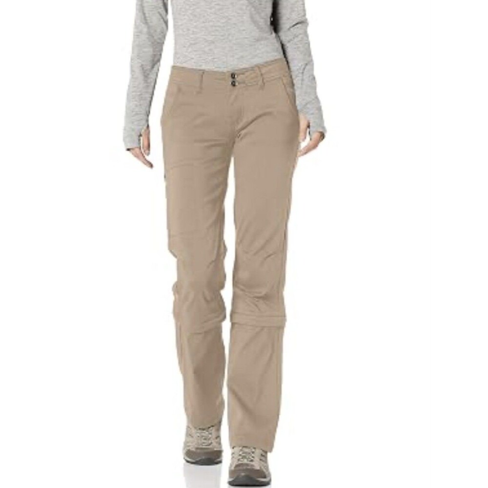 Columbia PFG Women's Beige Cotton Blend Hiking Pants Size 6